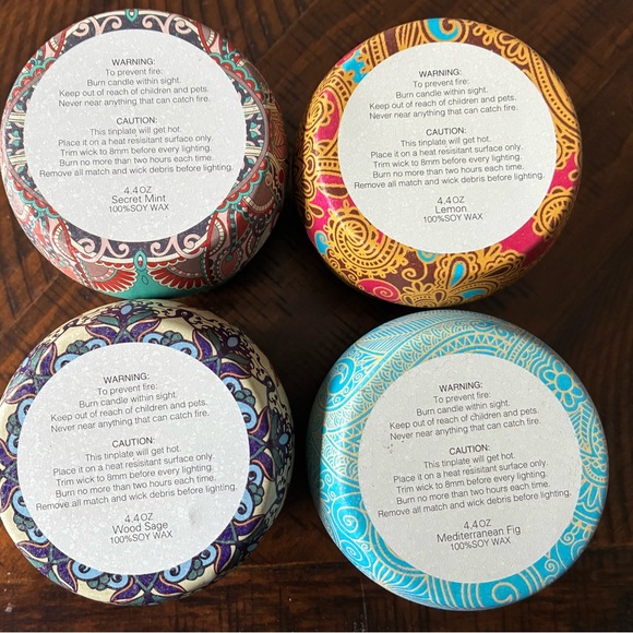 Decorative Patterned Candles - Picture 3 of 5